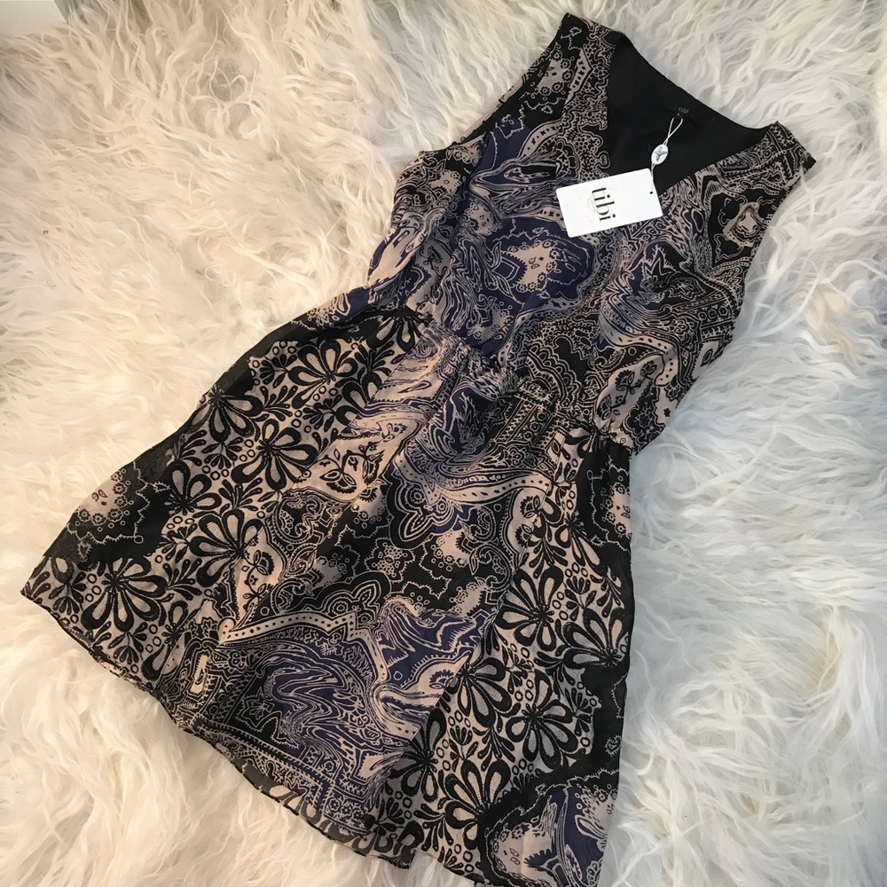 TIBI Silk Mini Dress